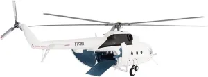 Metal Aircraft Model Diecast Metal Alloy for Mi17 Hippo Helicopter Model 1/72 Scale Fighter Model for Collection Aviation Enthusiasts