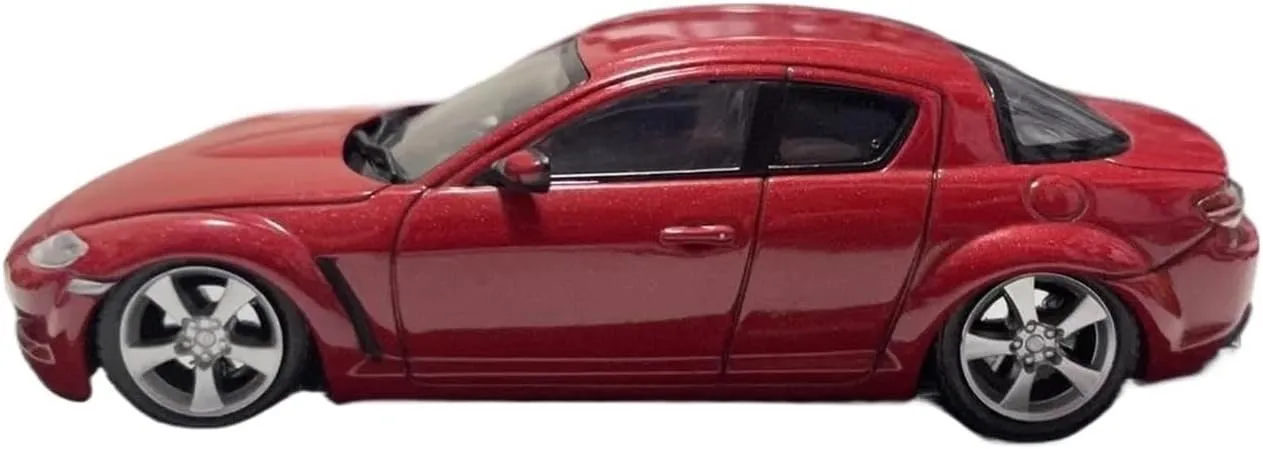 Metal Car Model 1:43 for Mazda RX-8 Sports Car Mini Vehicle Model Hobby Collection Vehicle Game Gift Die Cast Vehicles