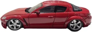 Metal Car Model 1:43 for Mazda RX-8 Sports Car Mini Vehicle Model Hobby Collection Vehicle Game Gift Die Cast Vehicles