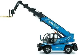 Metal Die Cast Toy Cars 1:32 for Magni RTH 63.5 SH Blue Extendable Long Arm Telescopic Aerial Engineering Vehicle Model for Home Or Office Décor