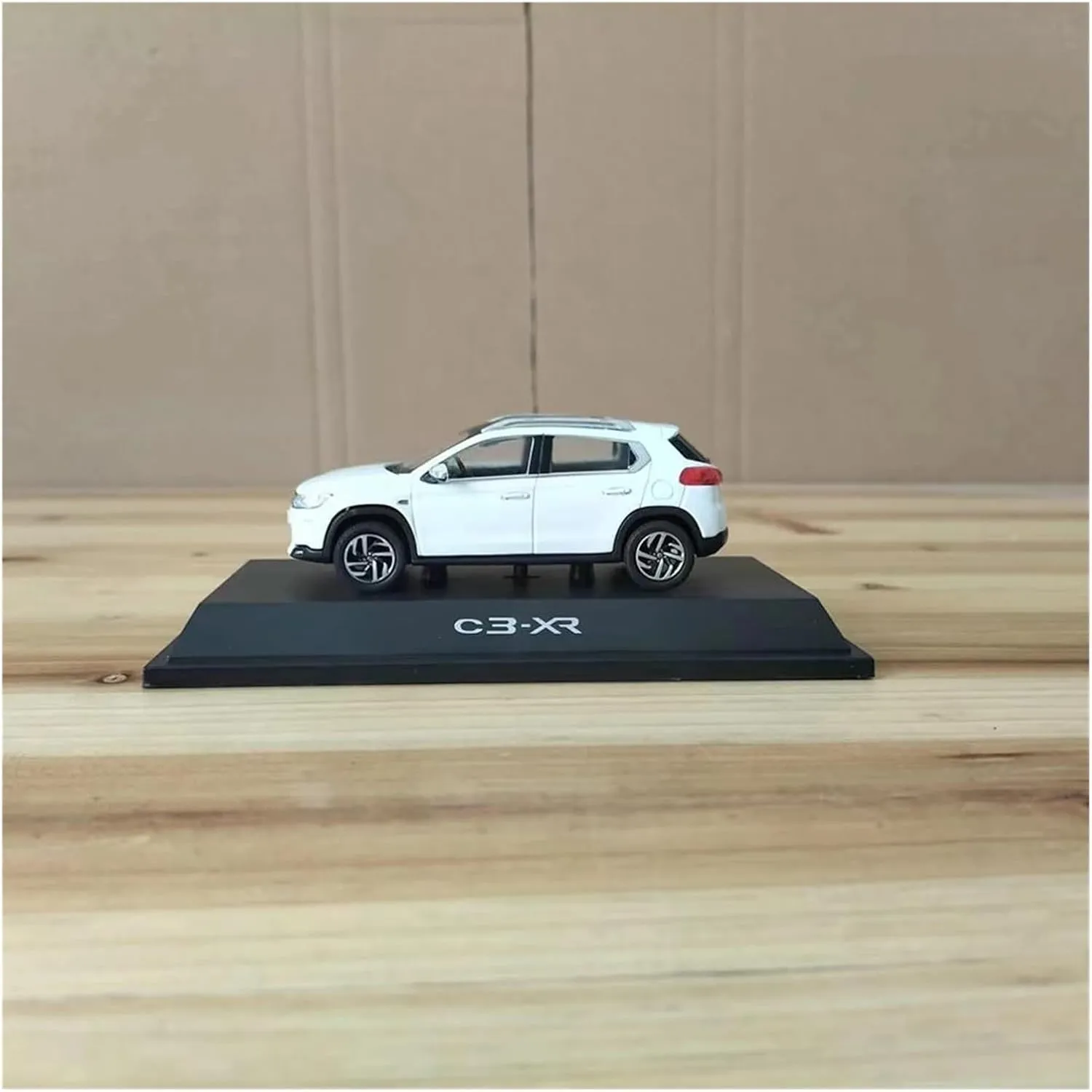 Metal Die Cast Toy Cars Die-cast 1:43 Scale for Citro C3-xr Off-Road Vehicle Alloy Car Model Home Decoration Metal Ornaments for Home Or Office Décor(White)