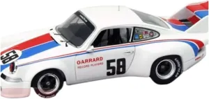 Metal Toy Vehicle 1/43 Resin Racing Car Model for Porsche Original 911 RSR #58 Daytona 1973 Brumos Collection Ornament Scale Vehicles