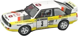 Metal Toy Vehicle Alloy Car Model for Audi Sport Quattro Racing Monte Carlo 1985 Vehicle Collection Toys 1/43 Scale Vehicles