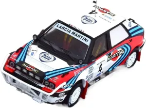 Metal Toy Vehicle Alloy Rally Car Model for Lancia Delta 16V #2 Safari 1990 1:43 Martini Metal Vehicle Toys Scale Vehicles