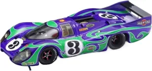 Metal Toy Vehicle Alloy Rally Car Model for Porsche Spark 917 LH Lemans 1970 Metal Vehicle Toy Collection Ornament 1/43 Scale Vehicles