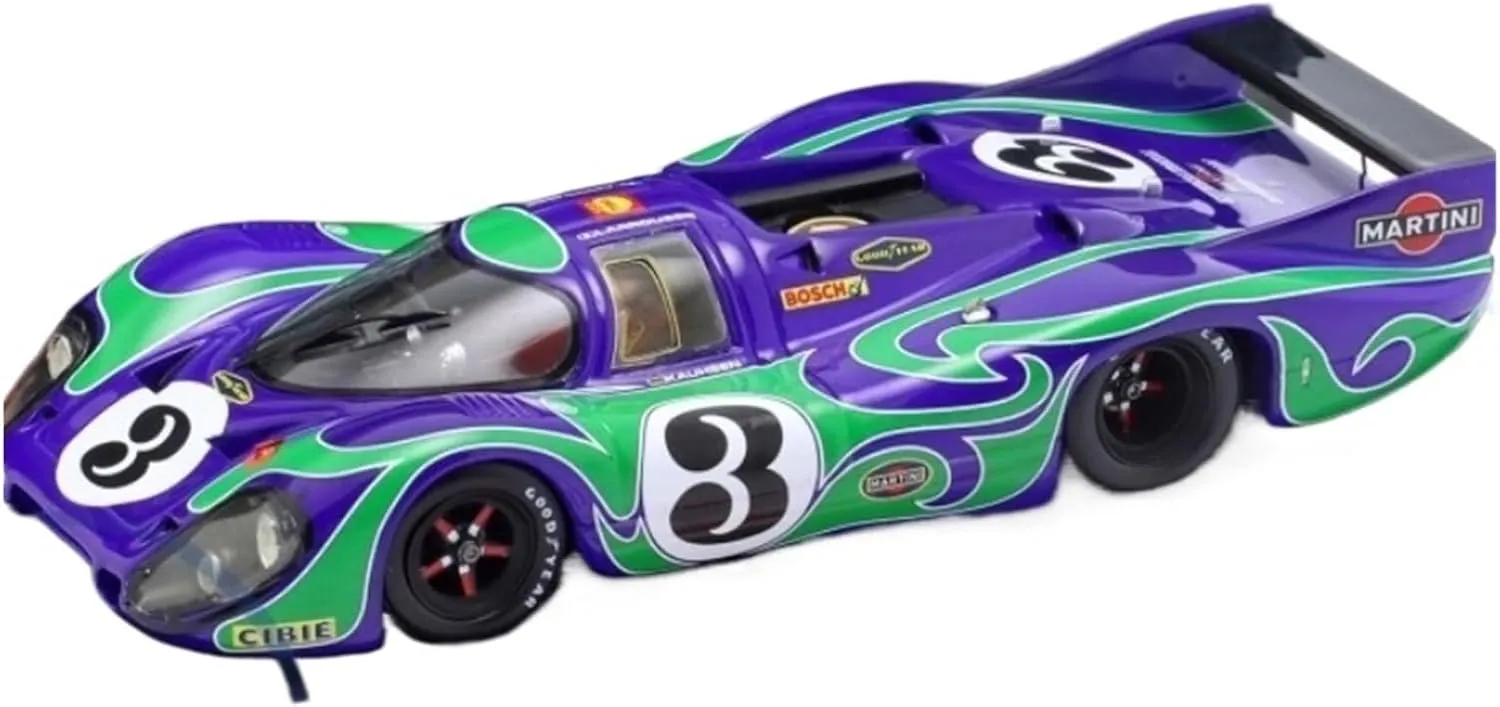 Metal Toy Vehicle Alloy Rally Car Model for Porsche Spark 917 LH Lemans 1970 Metal Vehicle Toy Collection Ornament 1/43 Scale Vehicles