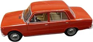 Metal Vehicles Toys 1/43 for Lada 1200 1970 Orange Alloy Car Model Adult Collection Vehicles Bedroom Toys Home Or Office Décor