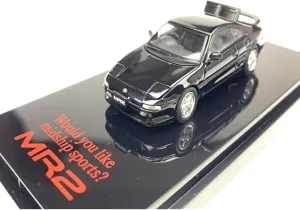 Metal Vehicles Toys 1:64 for Toyota MR2 Alloy Car Model SW20 GT-S Racing Edition Black Home Display Stand Ornament Home Or Office Décor