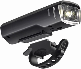 Mikikit Led Bike Headlamp Light Sensor Portable Front Lamp for Mountain Biking Rechargeable Battery Easy to Install and Use for Night Riding