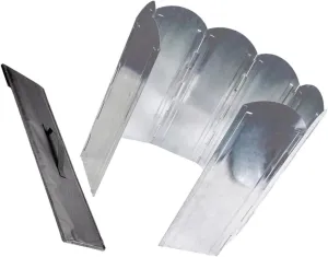 Milisten 1set Portable Windshield Lightweight Windproof Cooking Shield for Camping Stoves Easy to Carry and Stable Outdoor Cooking Accessory for BBQ and Hiking