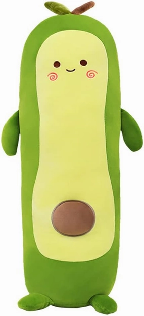 MMTTAO Long Avocado Stuffed Animal 22 Inch Plushies Squishy Snuggle Plush Toys Soft Kawaii Food Shaped Plushie Fruit Series Hugging Pillow Cushion Gift for Kids Boys Girls Home Bedroom Decor, 22Inches