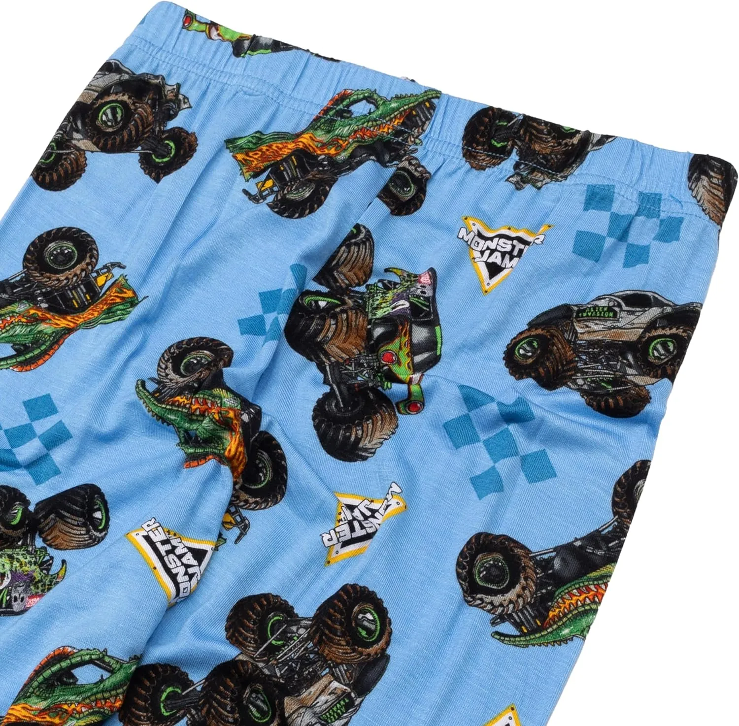 Monster Jam Boys' 2-Piece Snug-fit Pajama Set, Soft & Cute for Kids