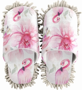Mop Slippers Shoes, Unisex Cleaning House Slippers Spa Dusting Slippers M-L