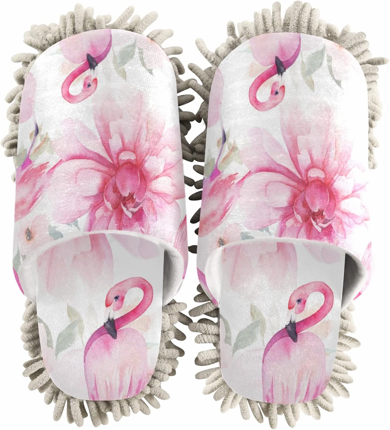 Mop Slippers Shoes, Unisex Cleaning House Slippers Spa Dusting Slippers M-L