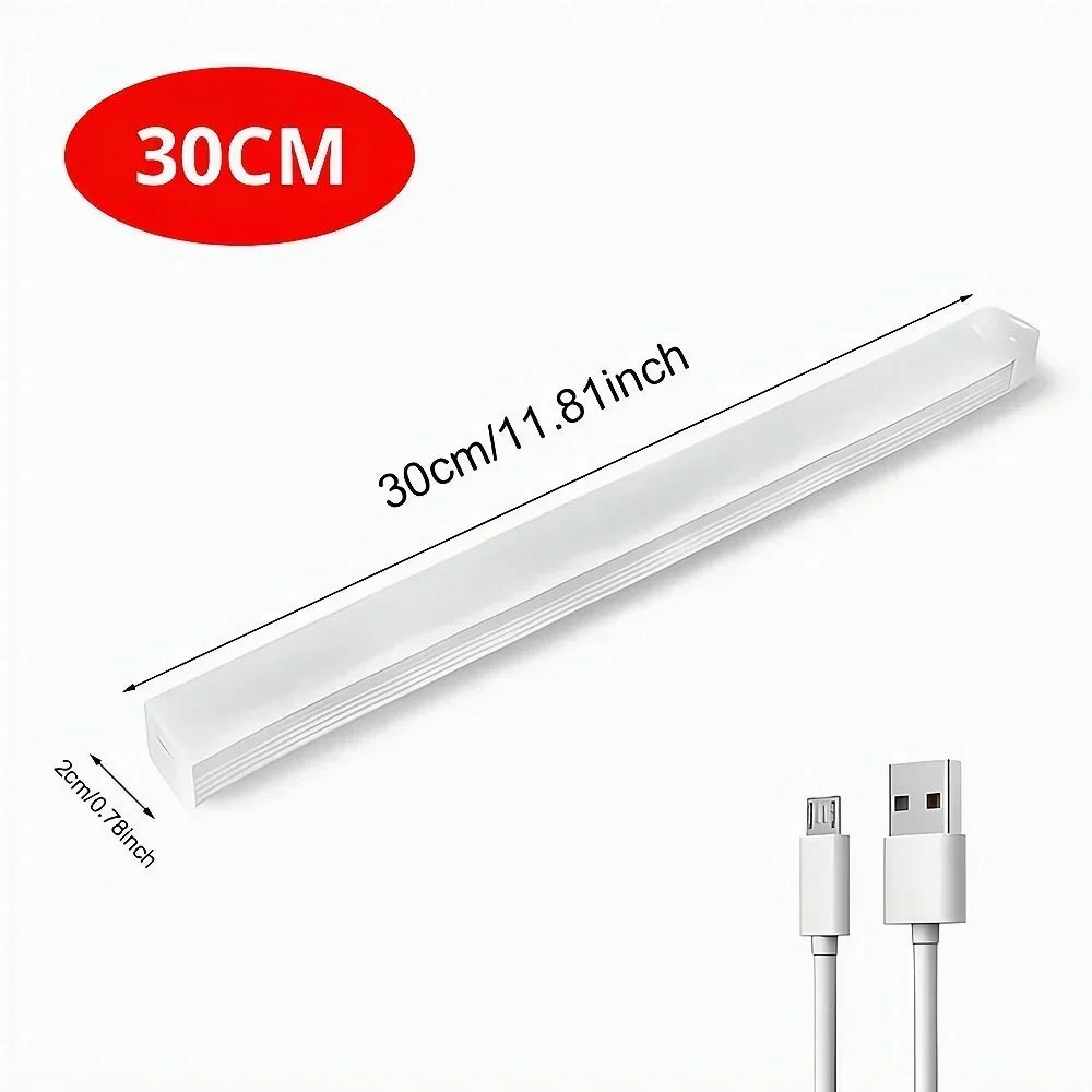 Motion Sensor LED Night Light Rechargeable Magnetic Lamp for Closet, Wardrobe, Kitchen Aisle