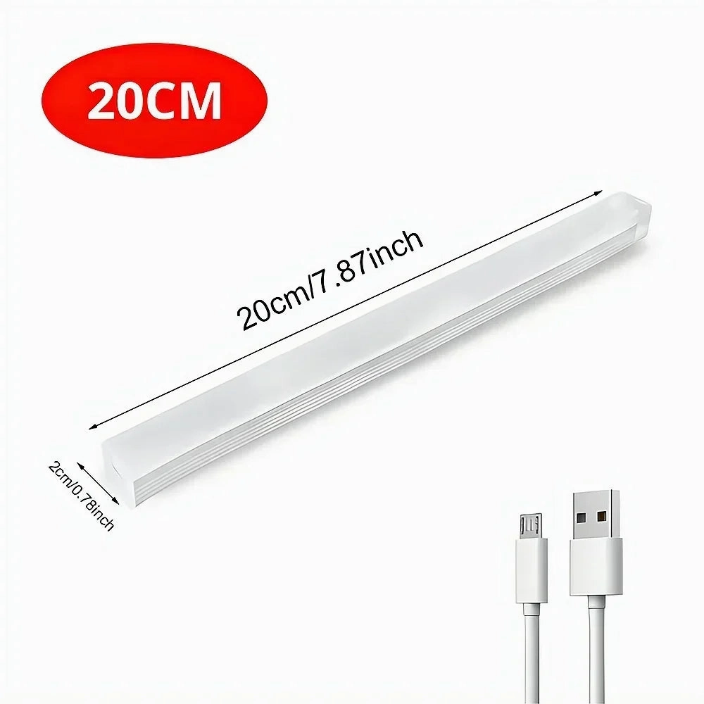 Motion Sensor LED Night Light Rechargeable Magnetic Lamp for Closet, Wardrobe, Kitchen Aisle