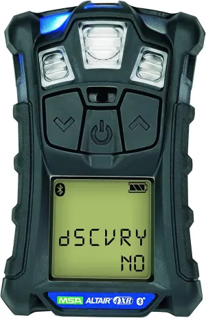 MSA 10179330 ALTAIR 4XR Multi-Gas Detector - (LEL, O2, H2S, CO-H2), Color: Charcoal, Portable Gas Monitor, Durable, Handheld, UL/CSA Approval, Instrument Only