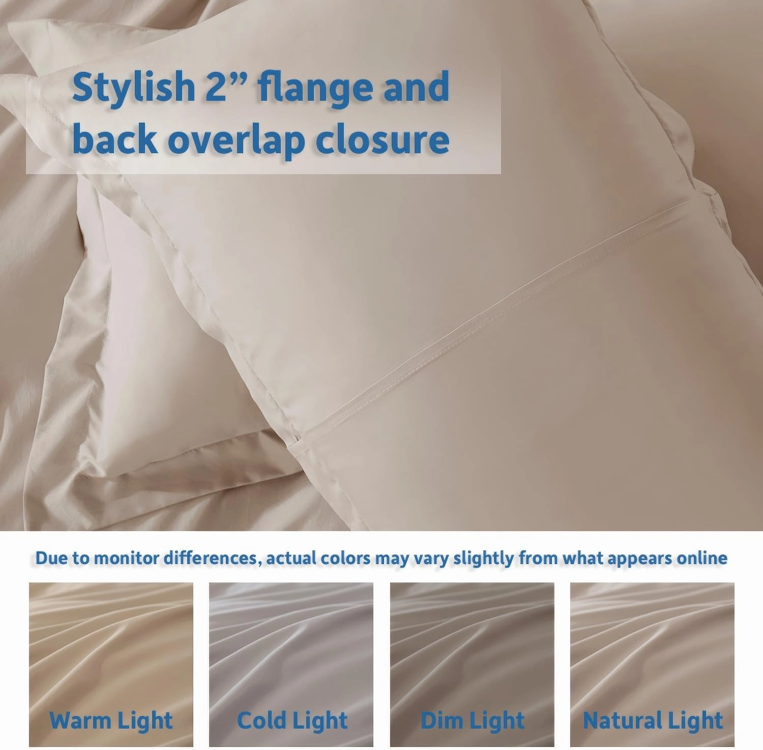 Nestl Linen Duvet Cover Full Size - Soft Double Brushed Full Size Duvet Cover Set, 3 Piece, with Button Closure, 1 Duvet Cover 80x90 inches and 2 Pillow Shams