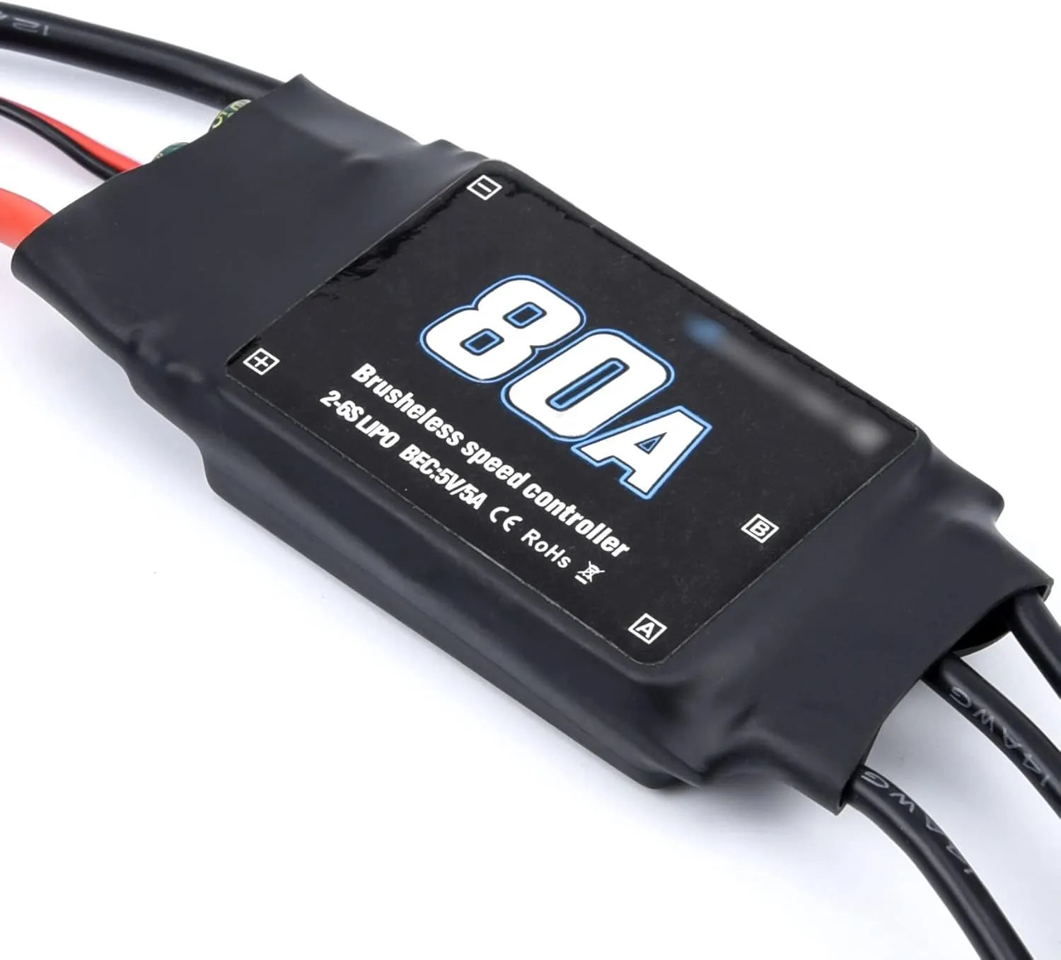 New 80A 2-6S ESC Brushless ESC Speed Controller for RC Airplane Helicopter R7RB FPV Helicopter Drone Drone Parts