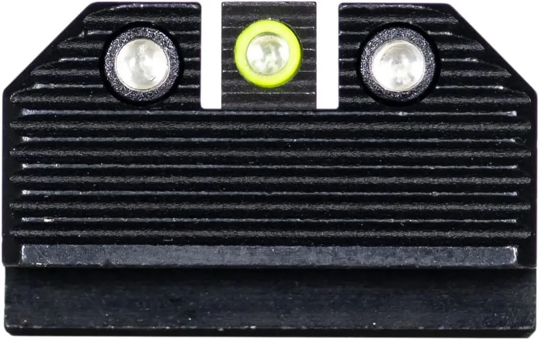 Night Fision Optics Ready Stealth .290-.297 Night Sight Set Compatible with Glock 43/43X/43X MOS Designed for Lower 1/3rd Co-Witness with Shield RMSc, Holosun 507K & EPS Carry, Swampfox Sentinel
