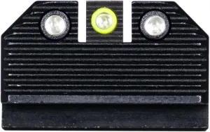 Night Fision Optics Ready Stealth .290-.297 Night Sight Set Compatible with Glock 43/43X/43X MOS Designed for Lower 1/3rd Co-Witness with Shield RMSc, Holosun 507K & EPS Carry, Swampfox Sentinel