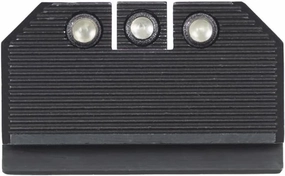 Night Fision Optics Ready Stealth .330-.353 Night Sight Set for Glock 17/19/34 Designed for Lower 1/3rd Co-Witness with Trijicon RMR & SRO, Holosun 507c & 508t