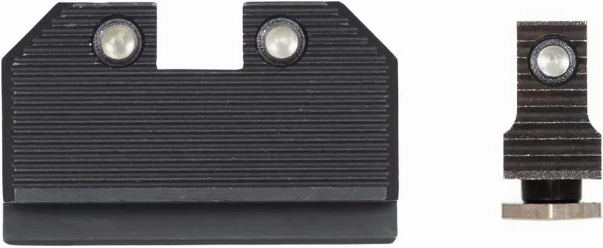Night Fision Optics Ready Stealth .330-.353 Night Sight Set for Glock 17/19/34 Designed for Lower 1/3rd Co-Witness with Trijicon RMR & SRO, Holosun 507c & 508t