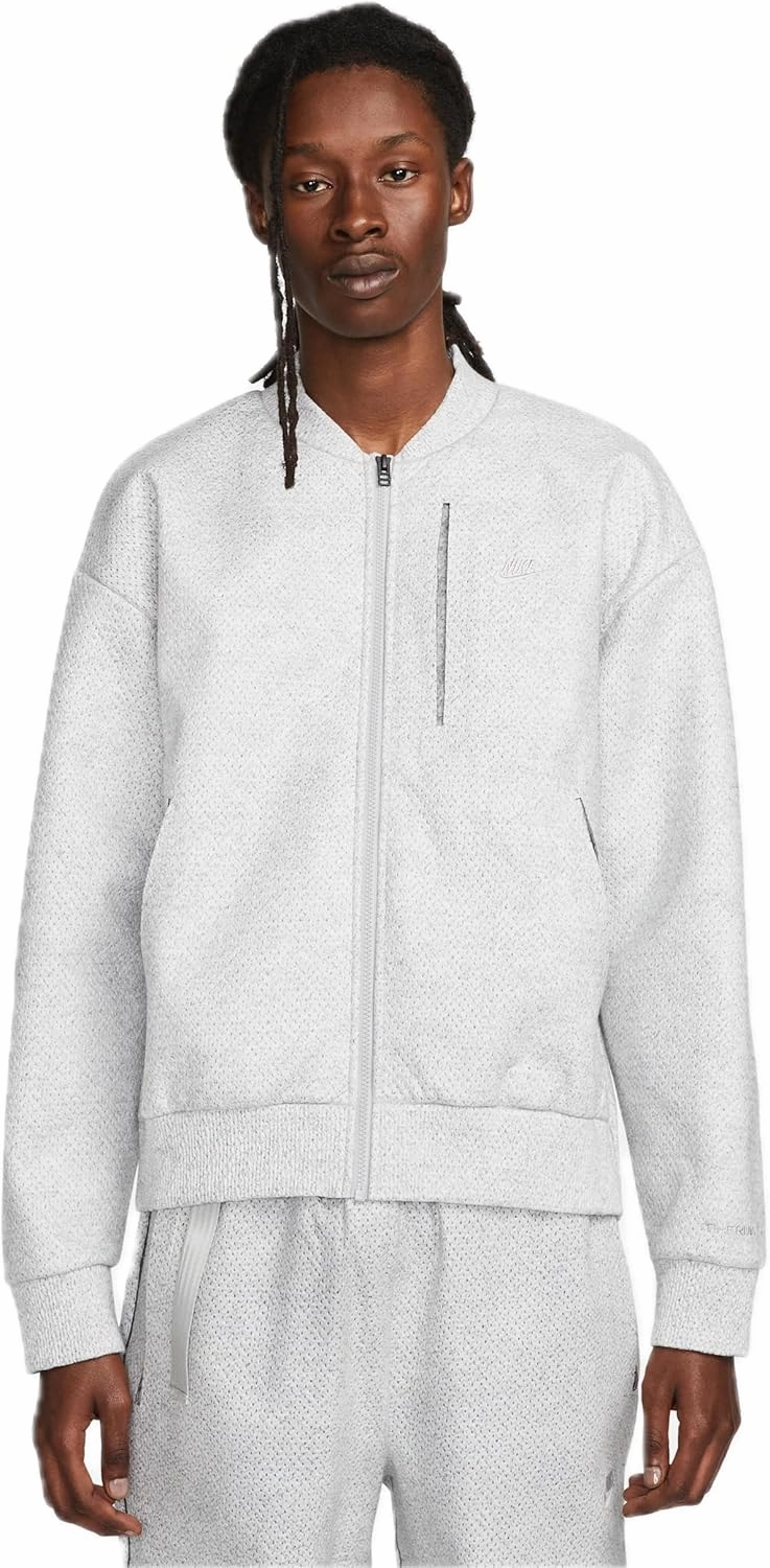 Nike Men's Forward Bomber Jacket 'Light Smoke Grey' (DQ4268-084) - Large