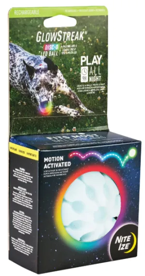 NiteIze GlowStreak Rechargeable LED Ball  Disc-O