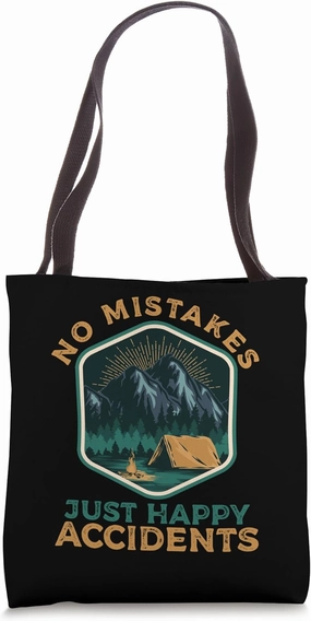 No Mistakes Camping Adventurer or Tote Bag