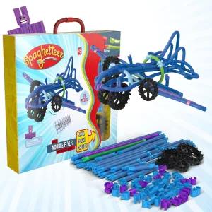 Noodle Flyer Set- Interactive Flying Noodle Jet for Kids- Creative and Educational Fun Toy. STEM Learning – Ideal for Age 5 