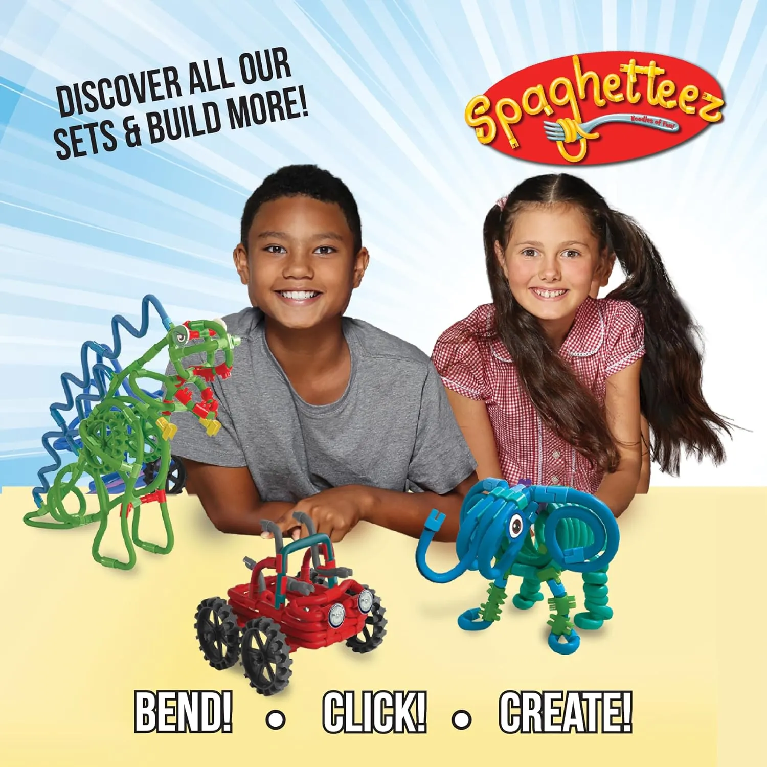 Noodle Flyer Set- Interactive Flying Noodle Jet for Kids- Creative and Educational Fun Toy. STEM Learning – Ideal for Age 5 