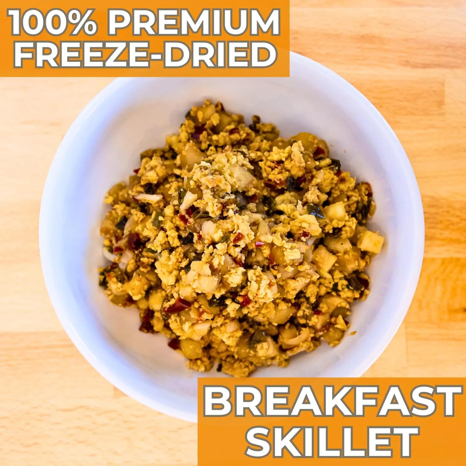 Nutristore | Freeze-Dried Breakfast Skillet | Emergency Survival Bulk Food Storage Meal | Perfect for Everyday Quick Meals and Long-Term Storage | 25 Year Shelf Life