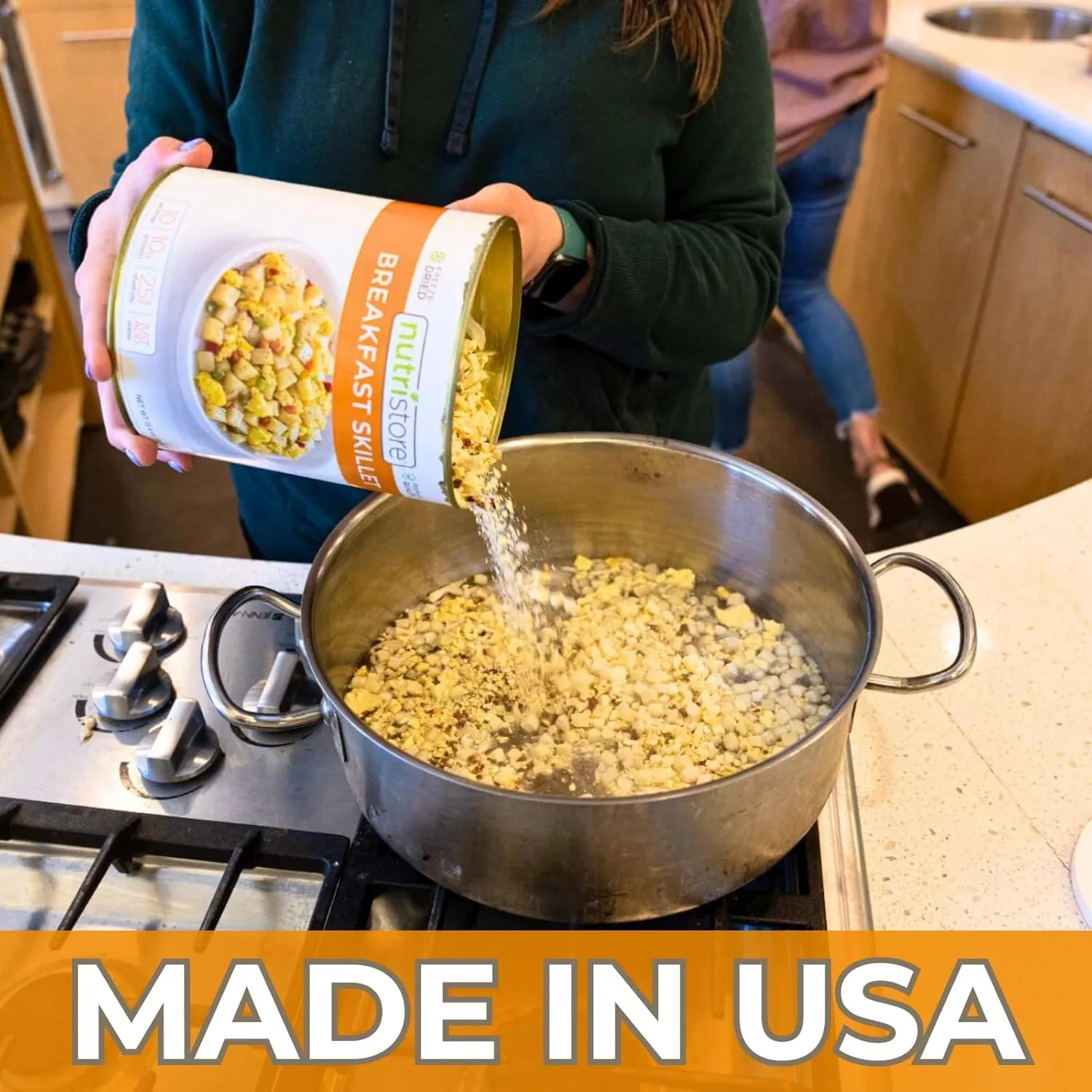 Nutristore | Freeze-Dried Breakfast Skillet | Emergency Survival Bulk Food Storage Meal | Perfect for Everyday Quick Meals and Long-Term Storage | 25 Year Shelf Life