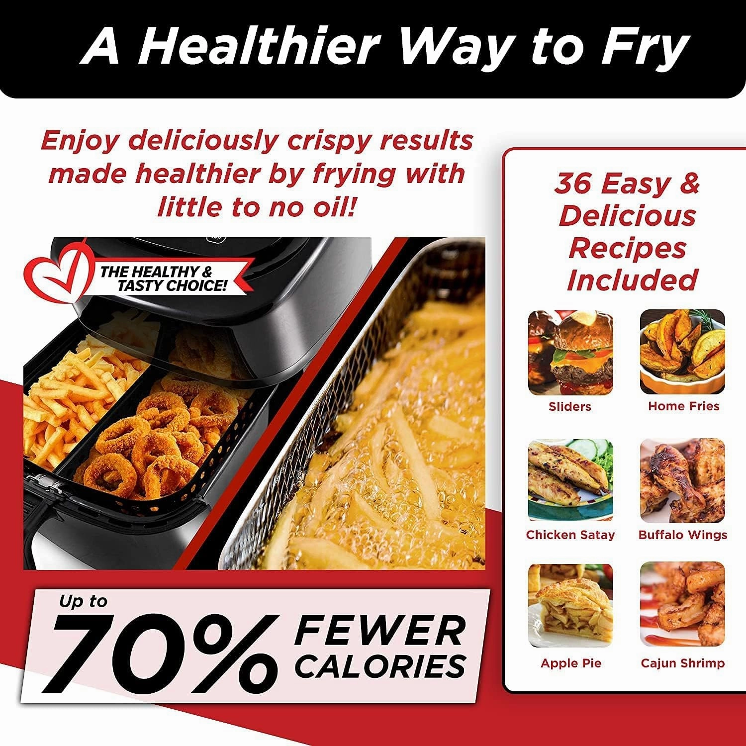 Nuwave Brio 6-Quart Digital Air Fryer Including Non-Stick Baking Pan and Stainless-Steel Cooking Rack (6-Quart   Gourmet Kit), Black