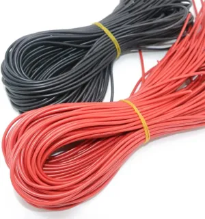OEM Fit for RC Helicopter Accessories 10 Meter/lot Wire 10 12 14 16 18 20 22 24 26 28 30AWG 5m red and 5m Black Color Replacement (Color : 22 AWG) Drone Accessories