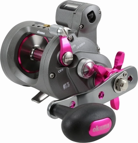 Okuma Coldwater Lightweight Graphite Round Trolling Reel Ladies Edition