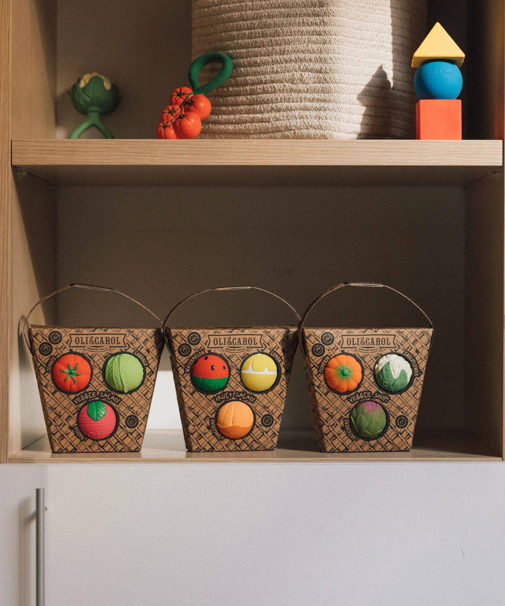 Oli & Carol Baby Sensory Balls - Fruit Salad