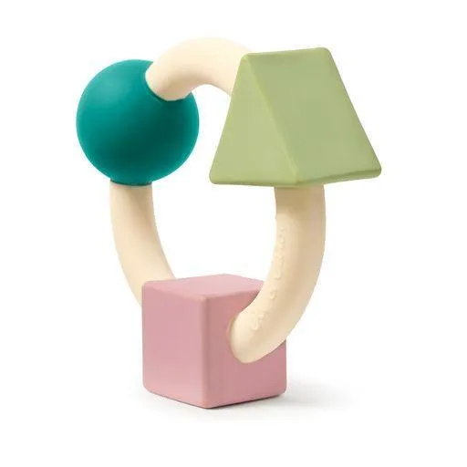 Oli & Carol Teething Ring - Soft Colors