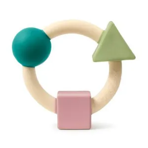 Oli & Carol Teething Ring - Soft Colors