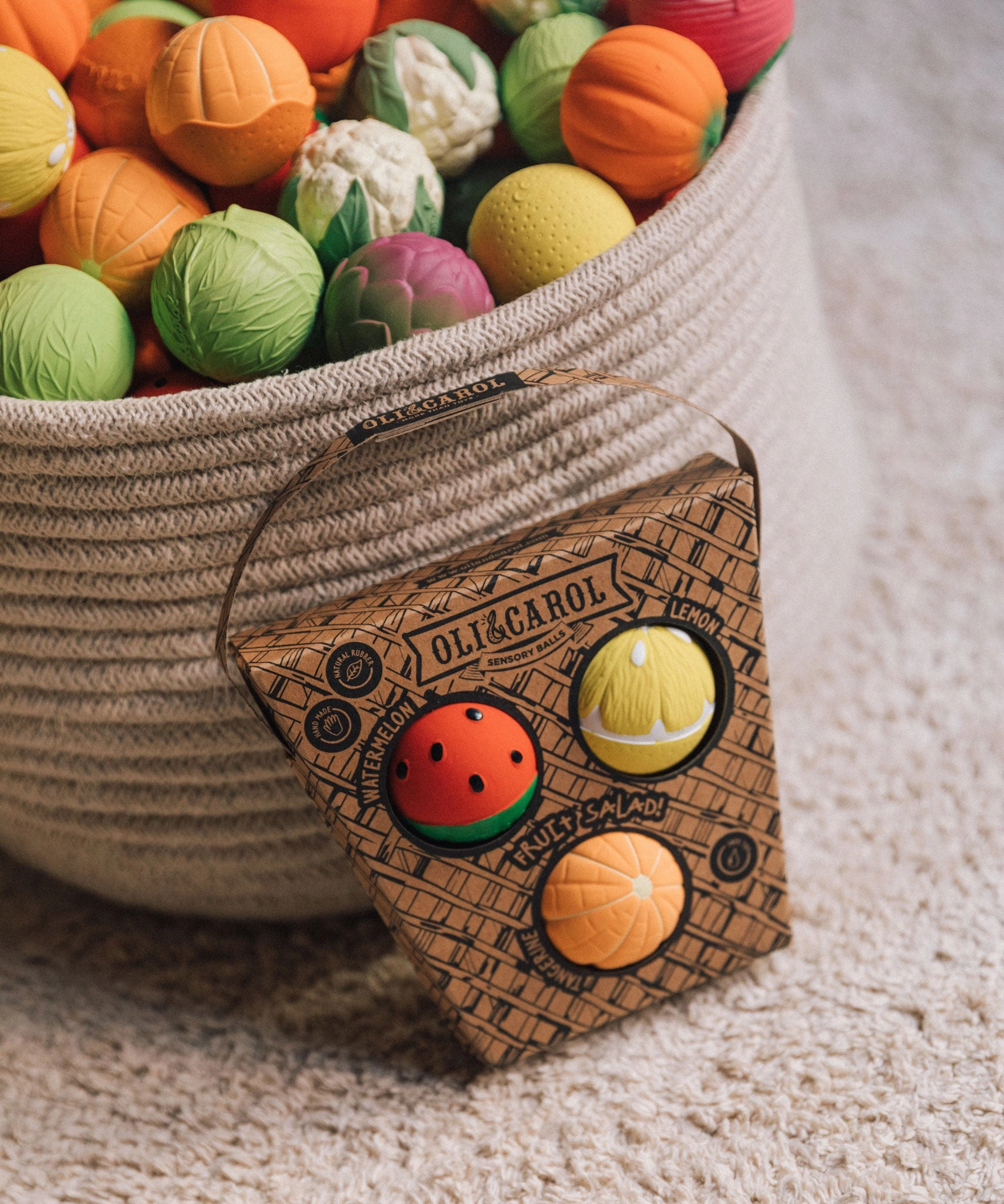 Oli & Carol Baby Sensory Balls - Fruit Salad
