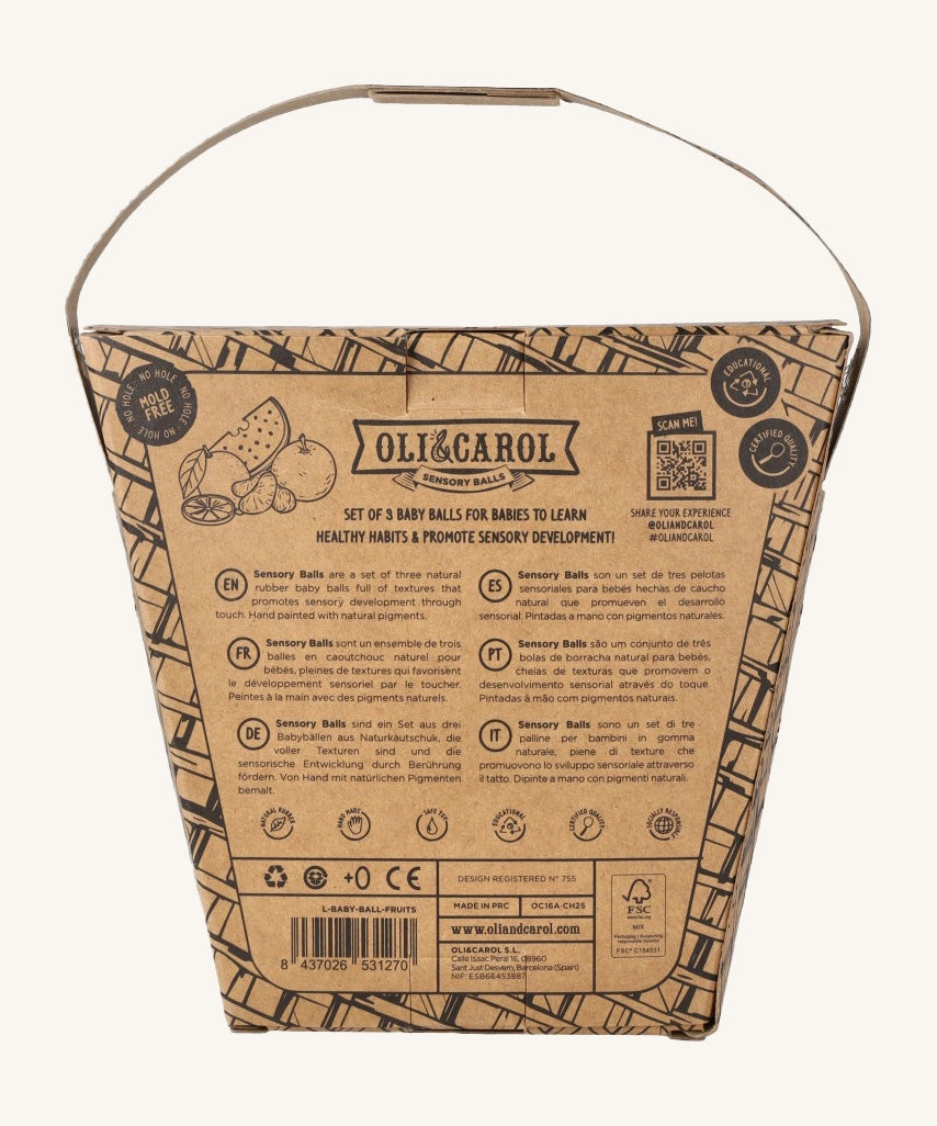 Oli & Carol Baby Sensory Balls - Fruit Salad