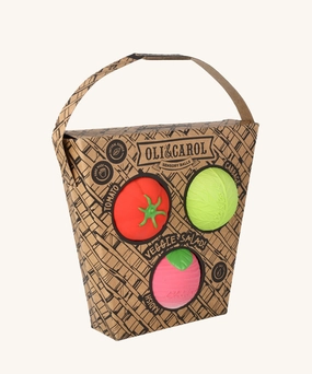 Oli & Carol Baby Sensory Balls - Veggie Salad