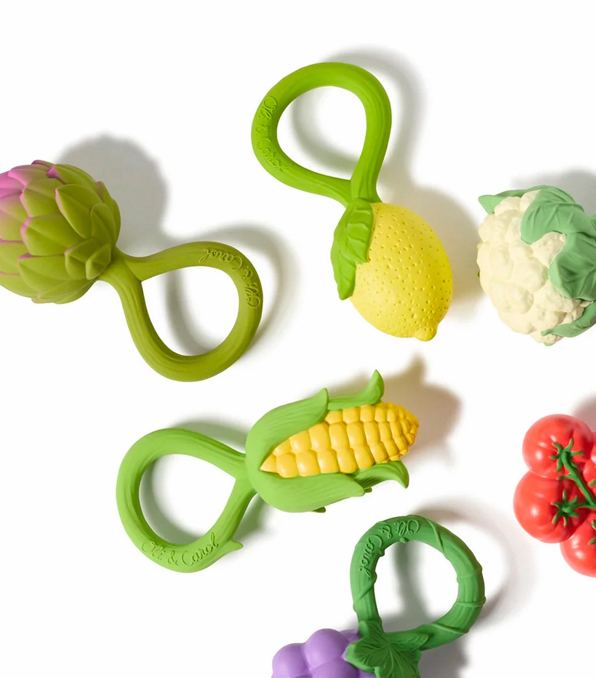 Oli&Carol rattle toy corn