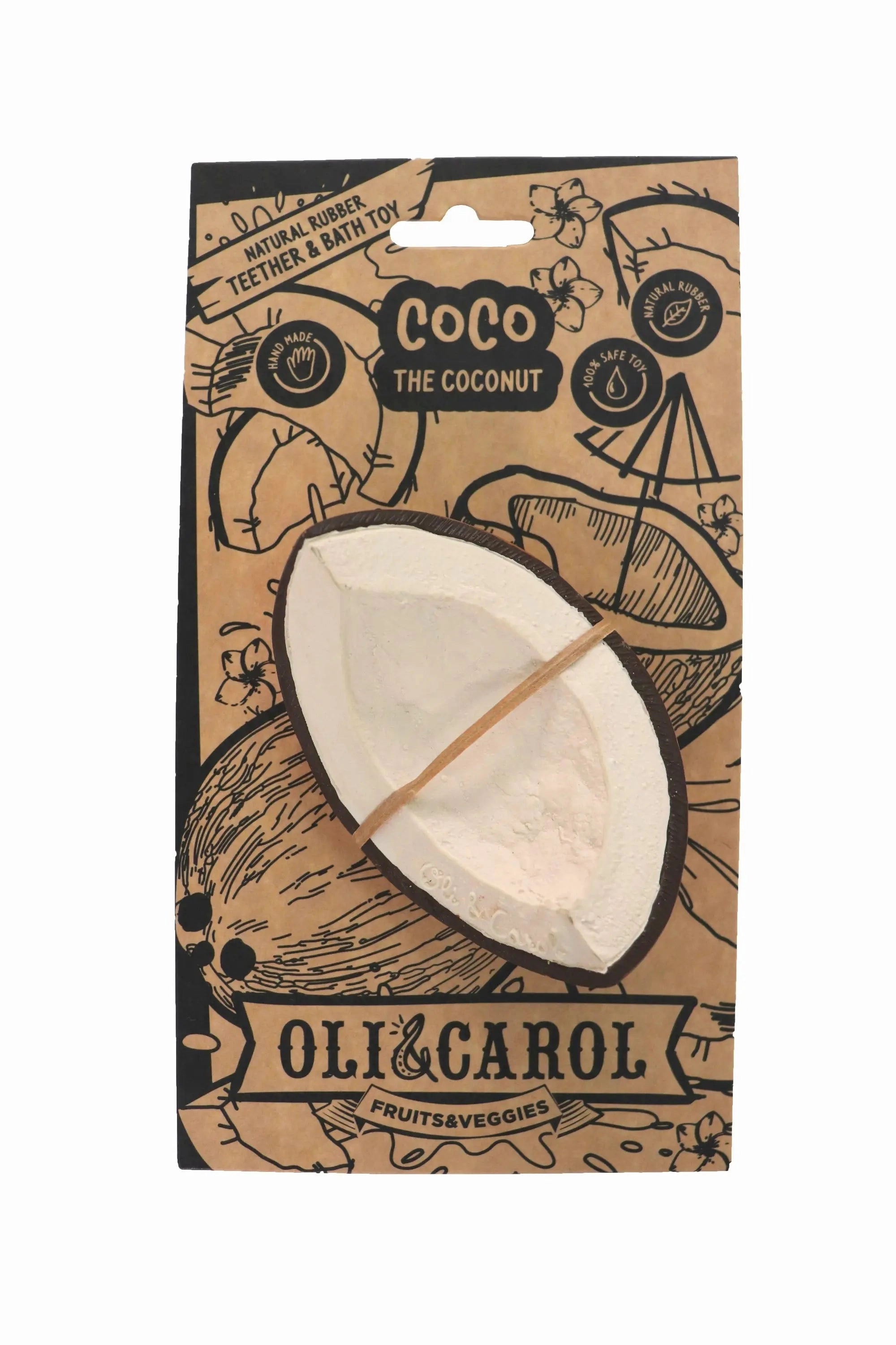 Oli and Carol - Teether - Coco the Coconut