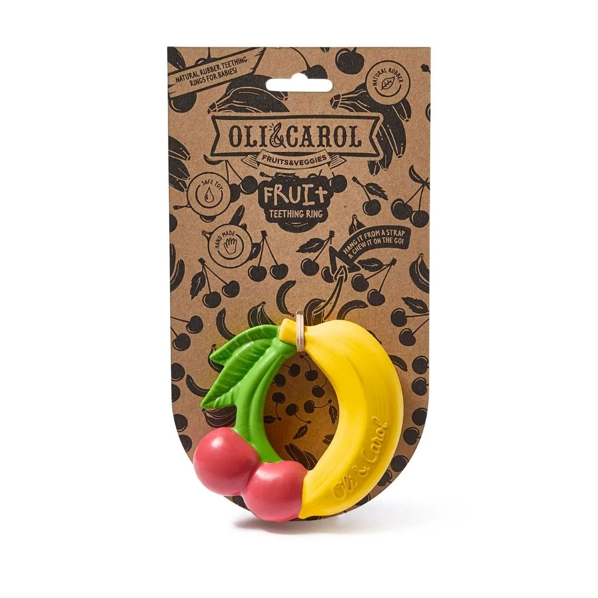 Oli&Carol teething ring, fruit