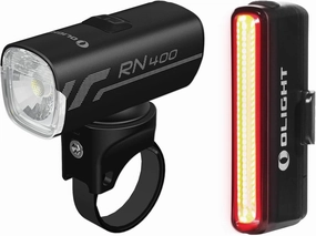 OLIGHT RN 400 LED Bike 400 Lumens Headlight and Seemee 30 C 30 Lm Bicycle Taillight Set, Rechargeable Type-C Waterproof Bike Light Set, Easy to Install for Road Urban Cyclists and Night Riding