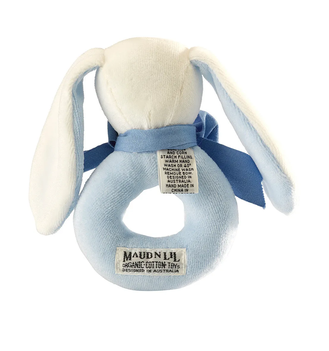 Oscar the Bunny Donut Rattle