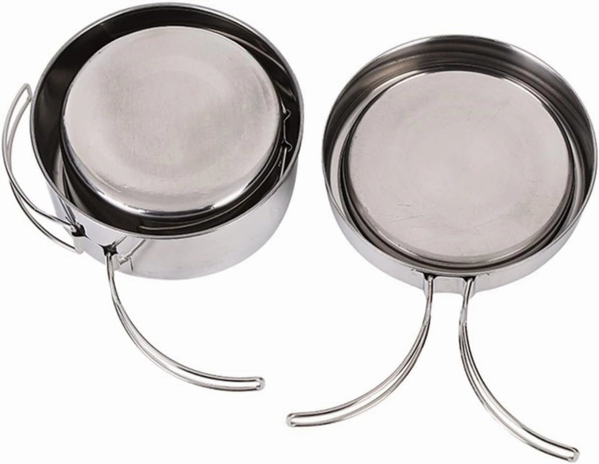 Outdoor Cooking Pot Camping Cooking Pan Set 2-3 Person Camping Cookset