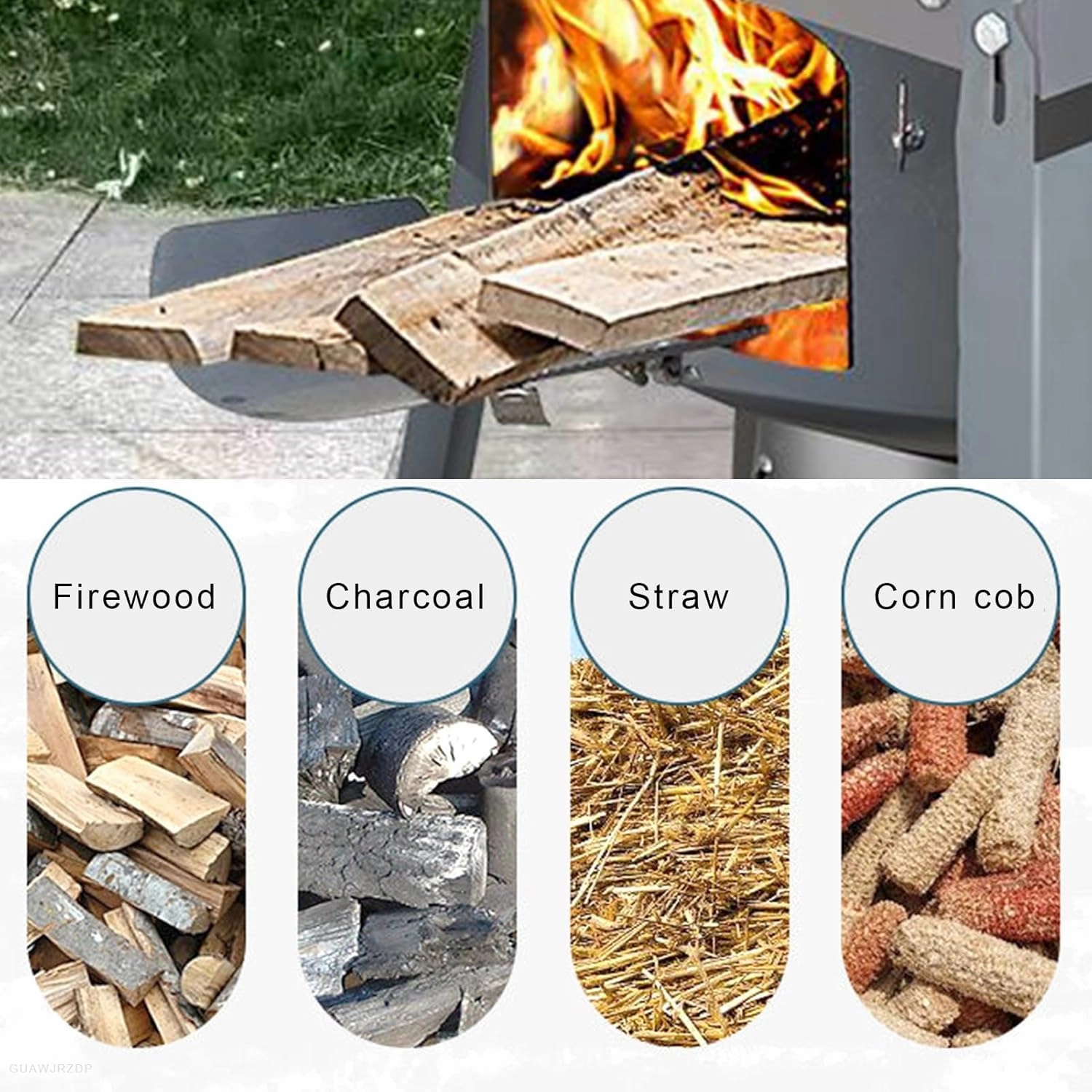 Outdoor Wood Stove, Wood Burning Stove,Heating Stove, with Stove Ring,Supports Pot Frying Pan Cooking,Outdoor Picnic, BBQ,Camping, Emergency Survival